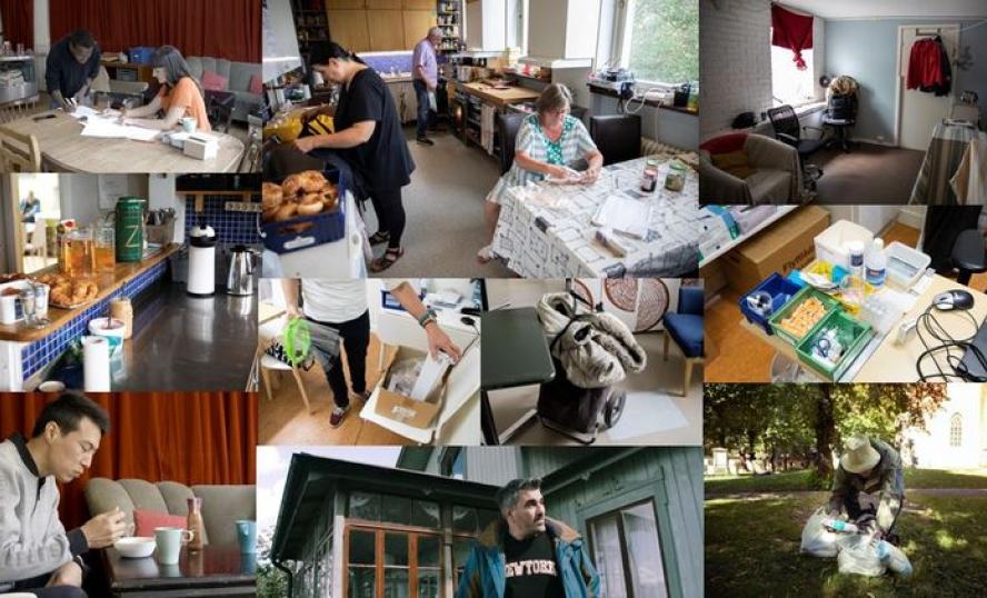 Bilder från verksamheten vid fem av de organisationer som fick del av statsbidraget för att hjälpa människor i socialt, särskilt utsatta situationer.  Foto: Emil Wesolowski | Fotograf/Källa: Emil Wesolowski