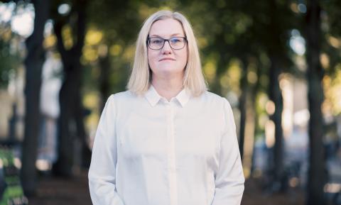 Pressbild Marie Pettersson Hallberg, chef avdelningen för statsbidrag