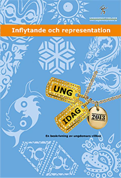 Bling bling! Guldsmycke med präglad text: Ung idag 2013