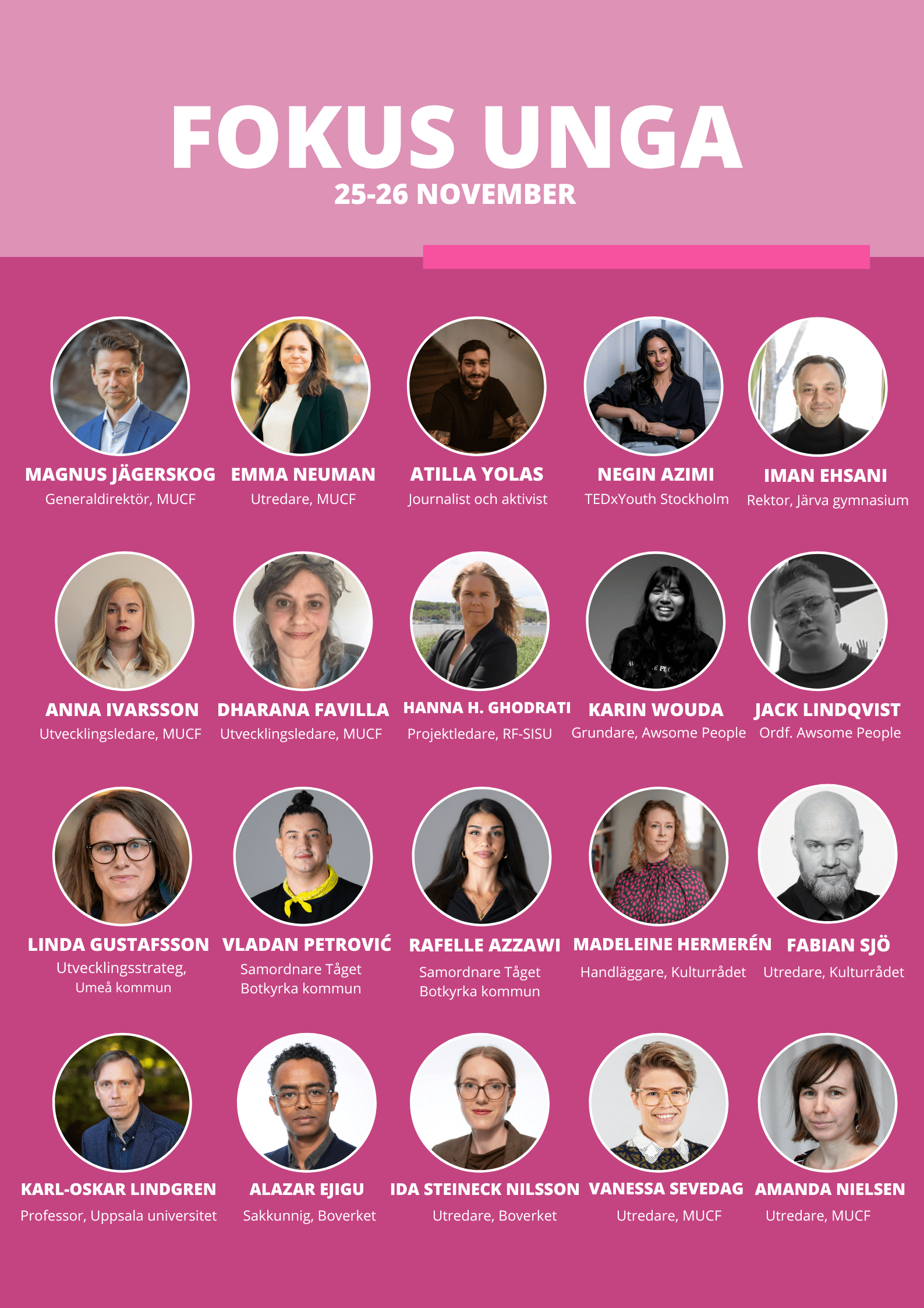 Affisch Fokus Unga